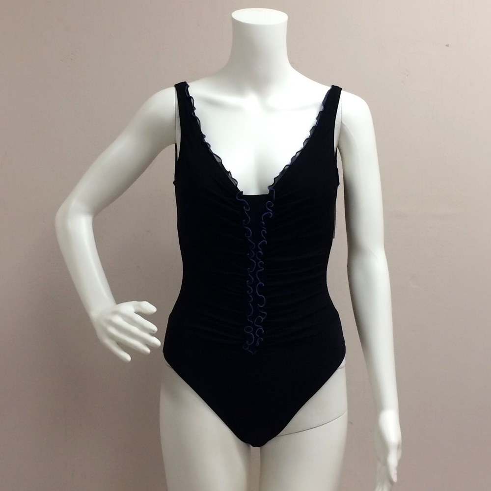 Profile by Gottex Black Swimsuit